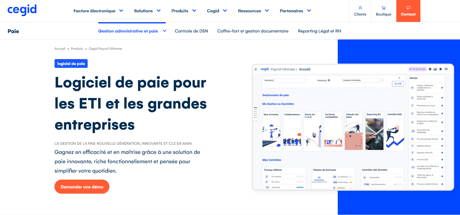 Aperçu Cegid Payroll