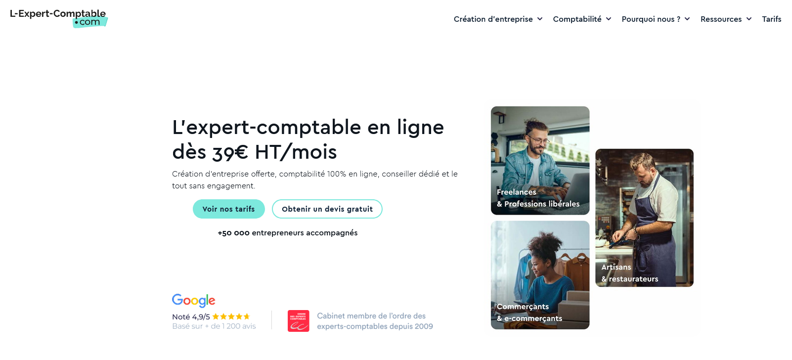 Aperçu L-Expert-comptable.com