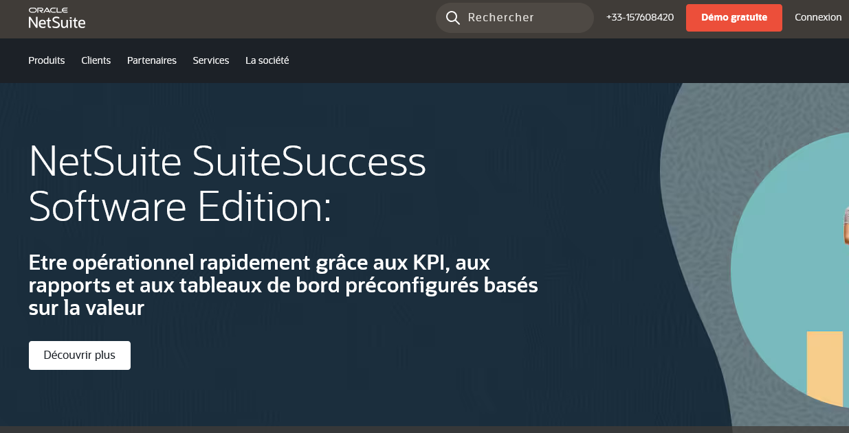 Aperçu Oracle NetSuite