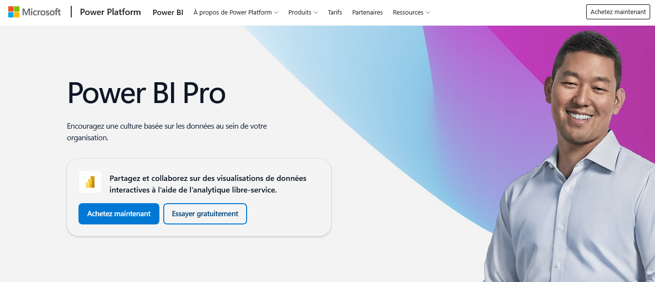 Aperçu Power BI Pro (Microsoft)
