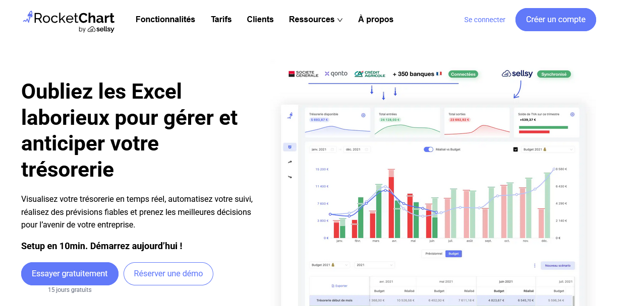 Aperçu RocketChart