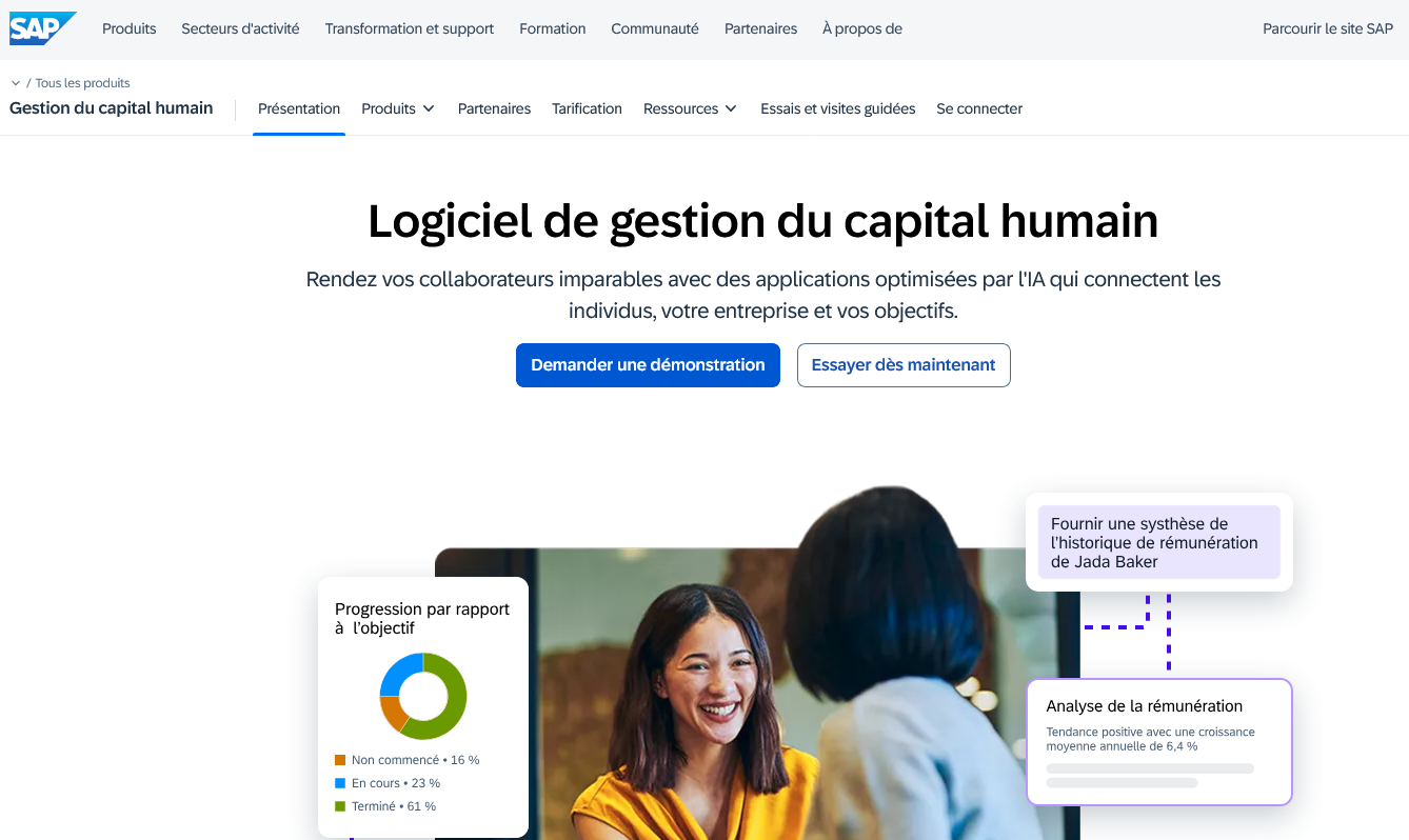 Aperçu SAP SuccessFactors