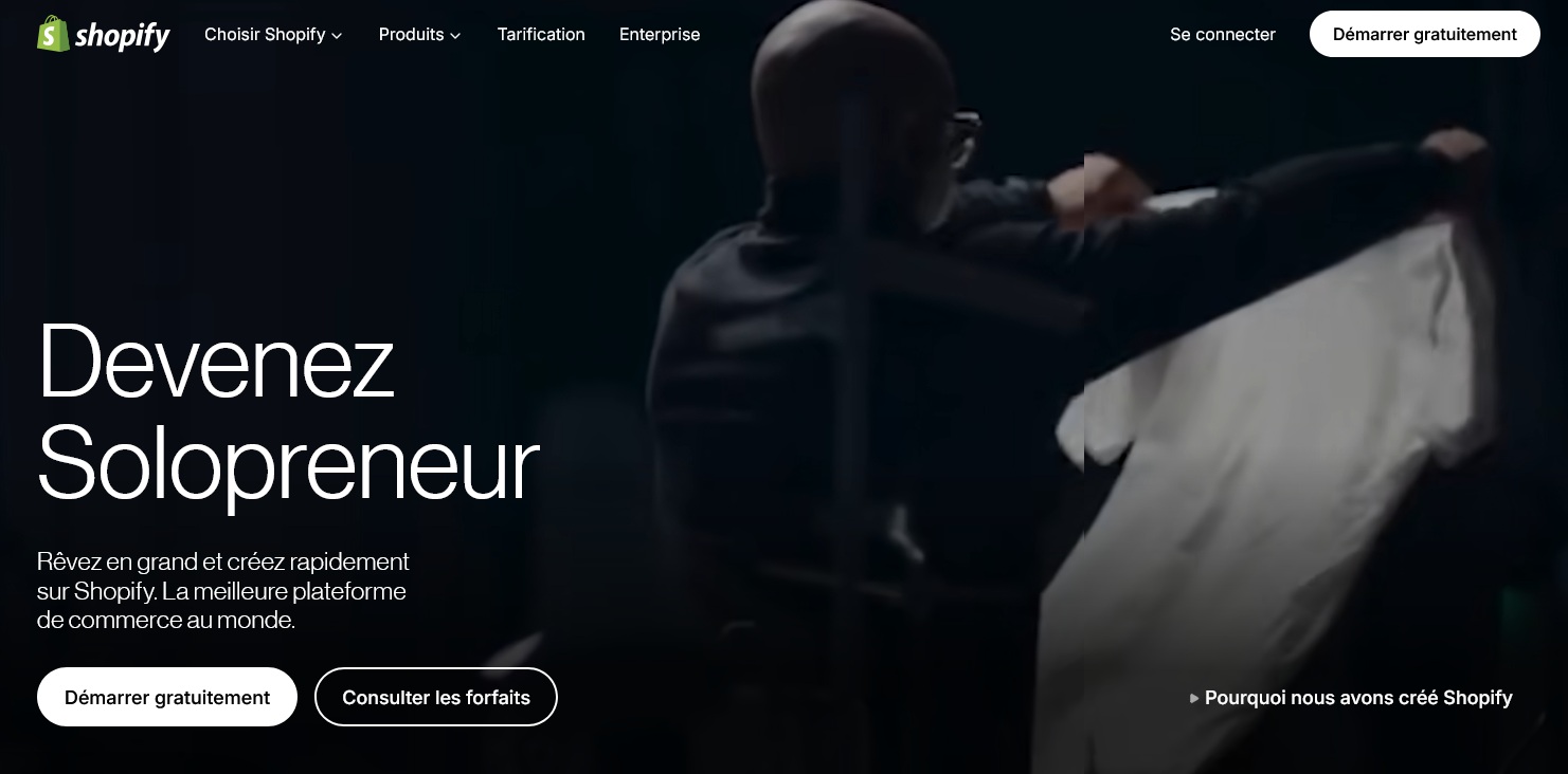 Aperçu Shopify