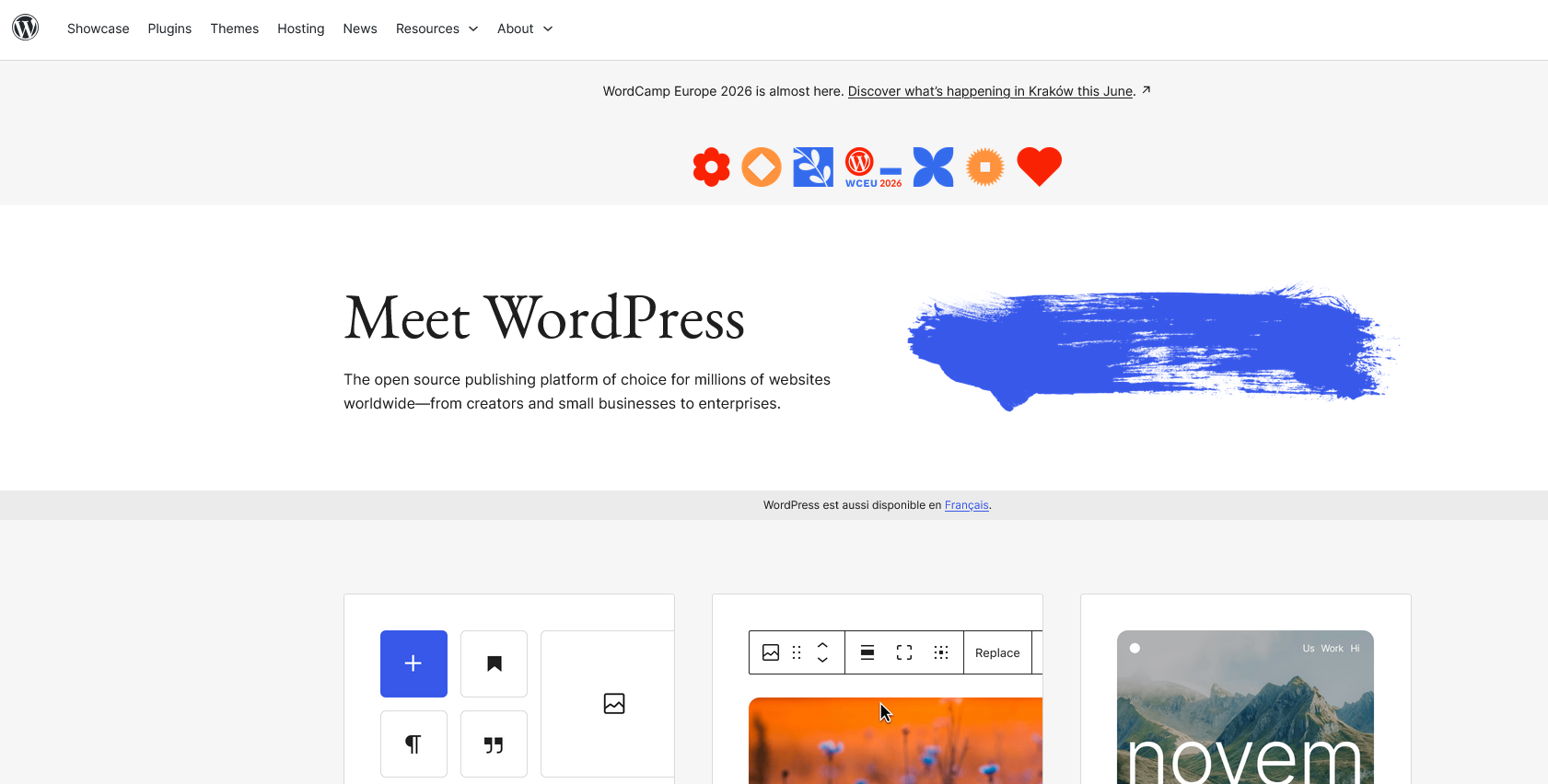 Aperçu WordPress.org