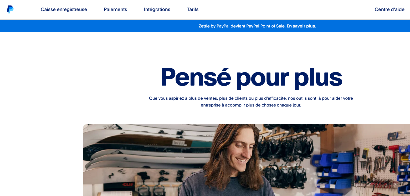 Aperçu Zettle by PayPal